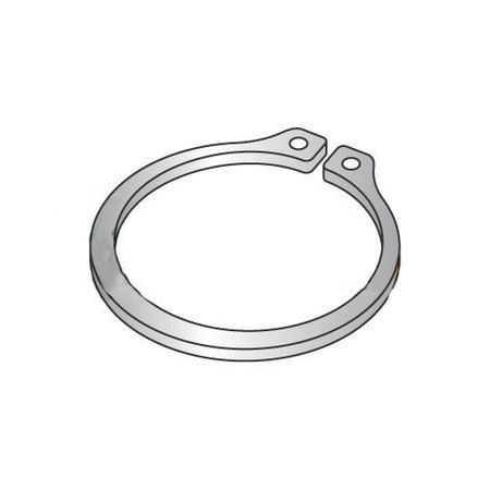 NEWPORT FASTENERS External Retaining Ring, Stainless Steel Plain Finish, 1-3/4 in Shaft Dia, 100 PK 409906